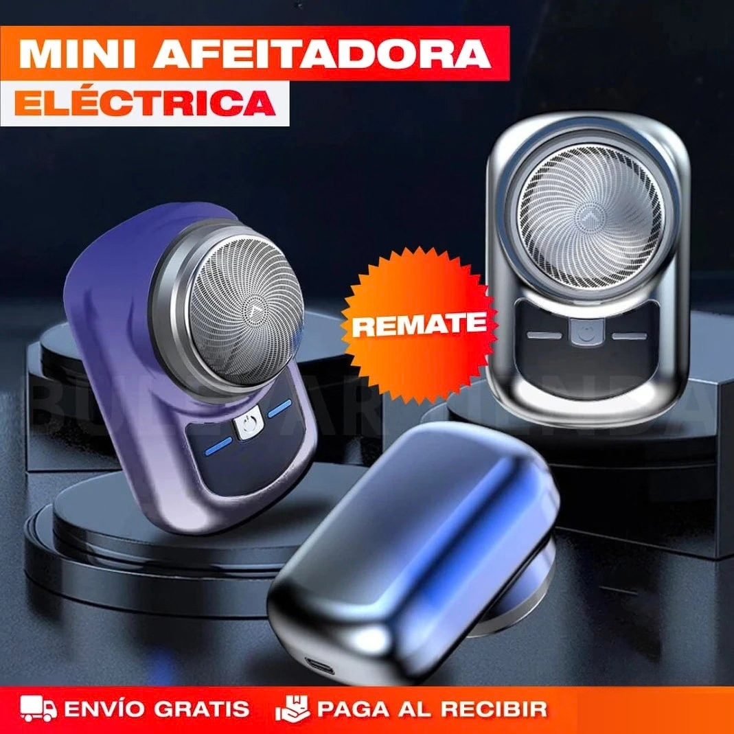 Mini Afeitadora Eléctrica USB de Larga Duración - Aféitate Donde