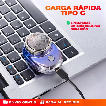 Mini Afeitadora Eléctrica USB de Larga Duración - Aféitate Donde