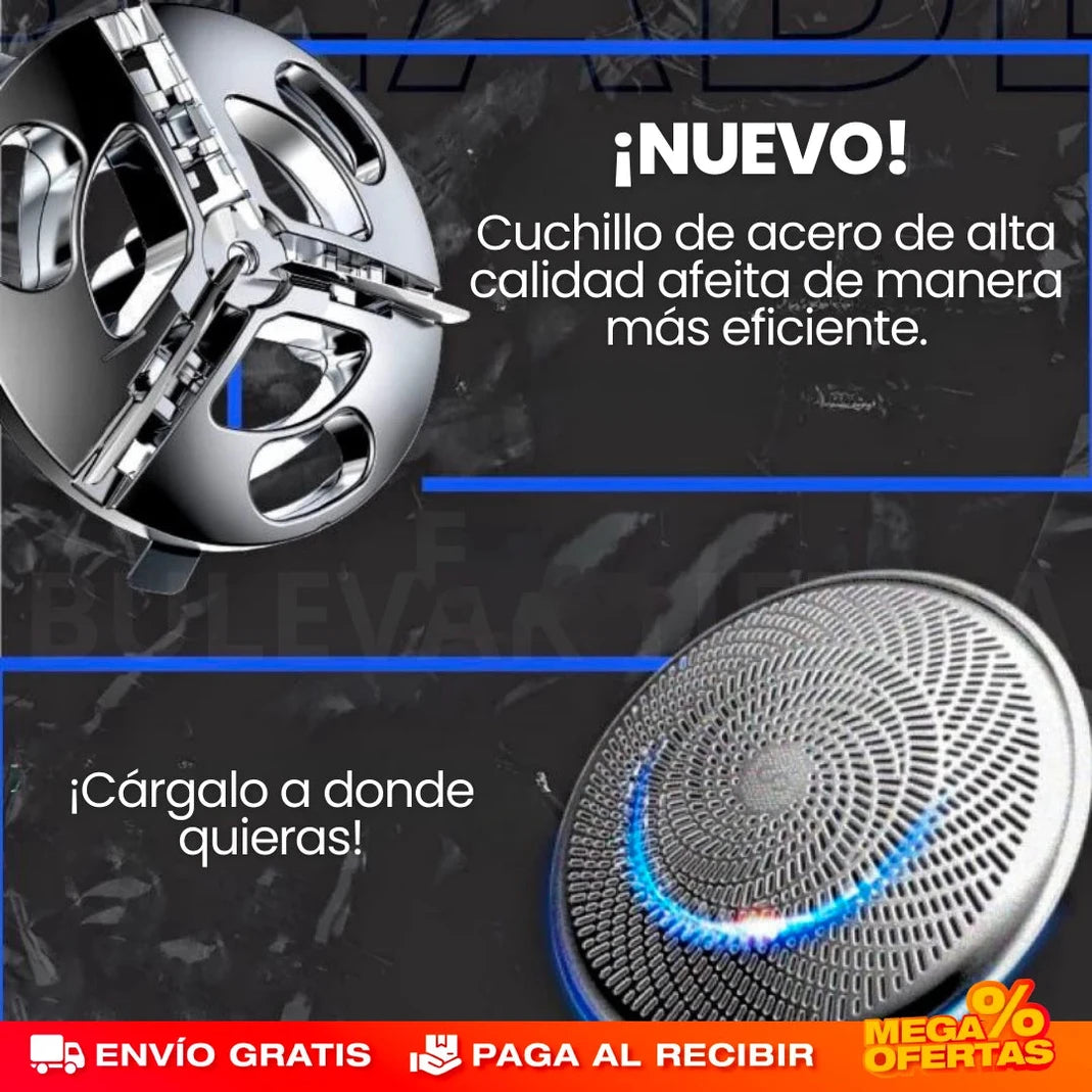 Mini Afeitadora Eléctrica USB de Larga Duración - Aféitate Donde - Imagen 3